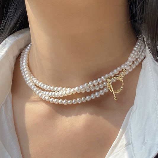 Luxury Natural Freshwater Pearl Necklace