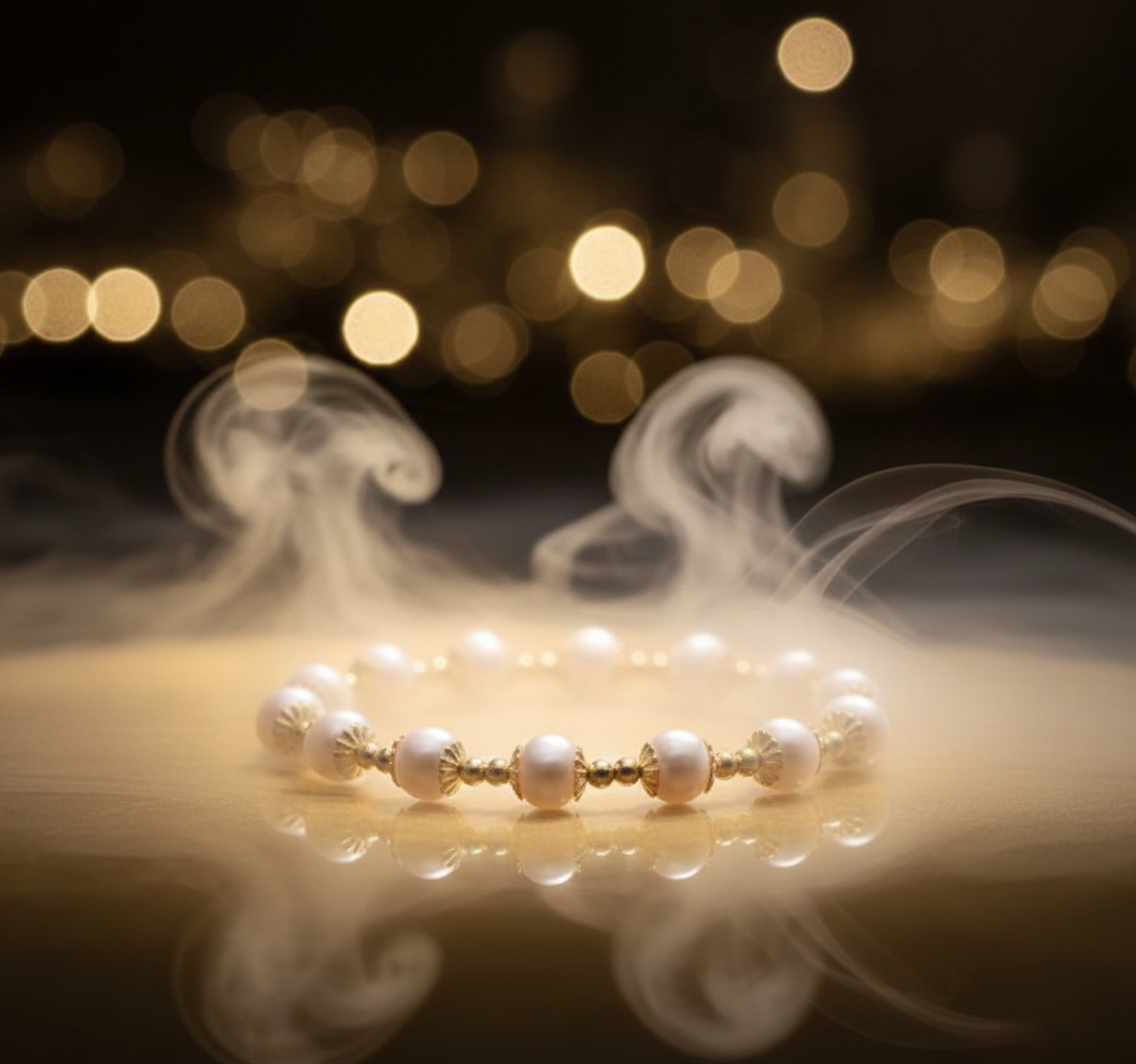 Real Freshwater Round Pearl Bracelet For Women Natural Pearl