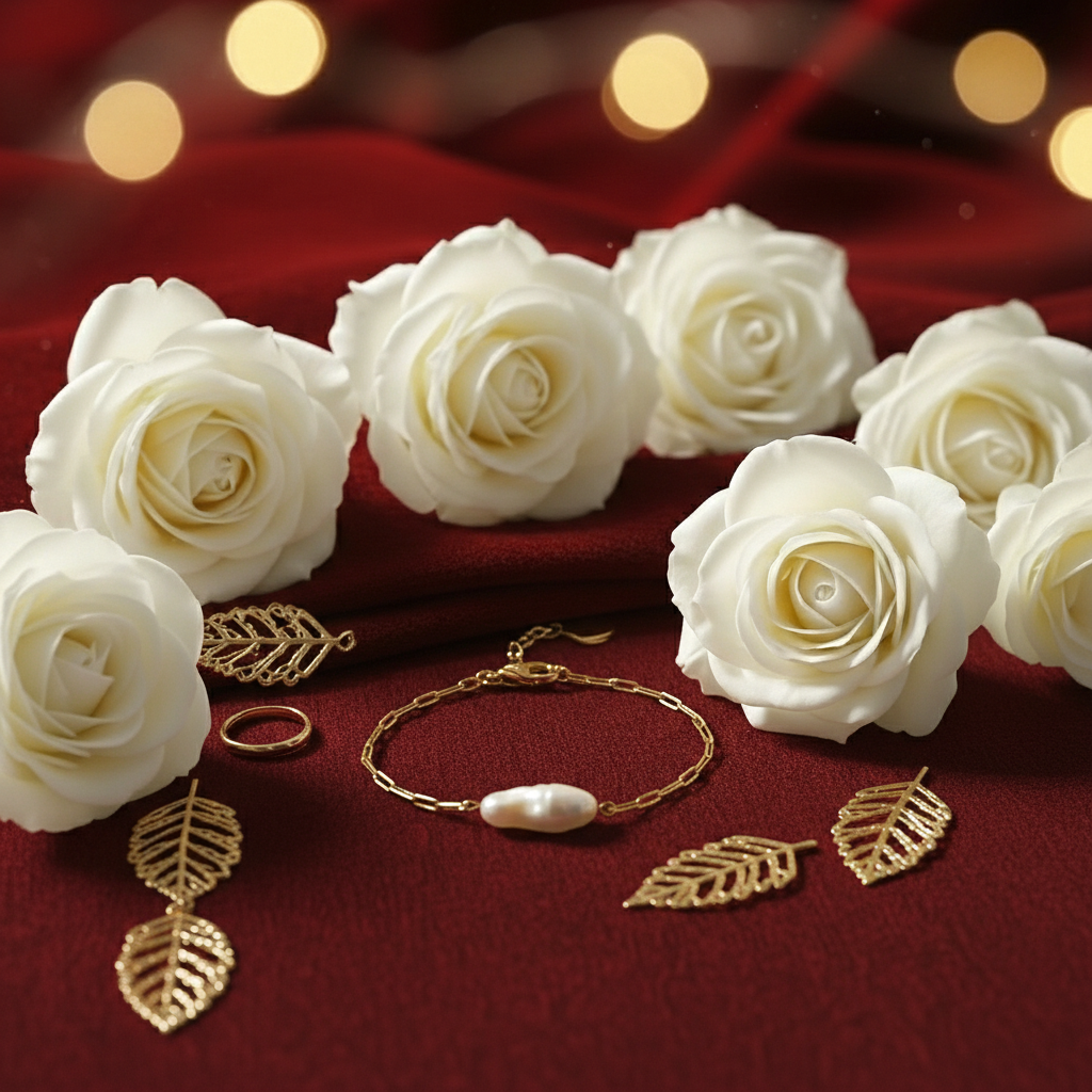 Baroque real pearl bracelet